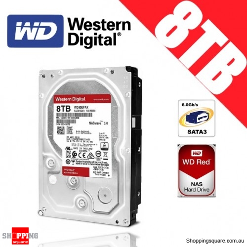 Western Digital WD80EFAX 8TB WD Red NAS Hard Drive