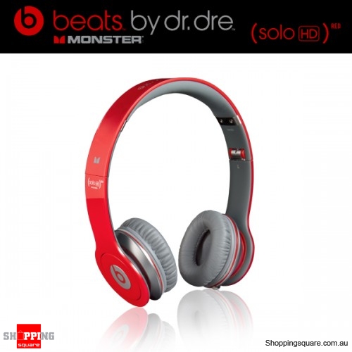 beats solo hd white and red