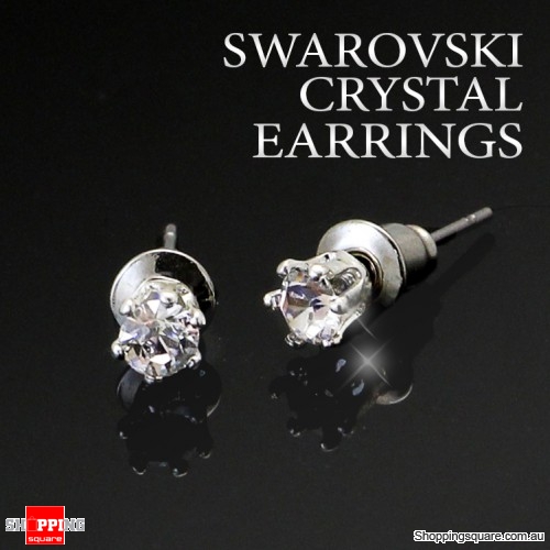 Swarovski Crystal Pierced Earrings