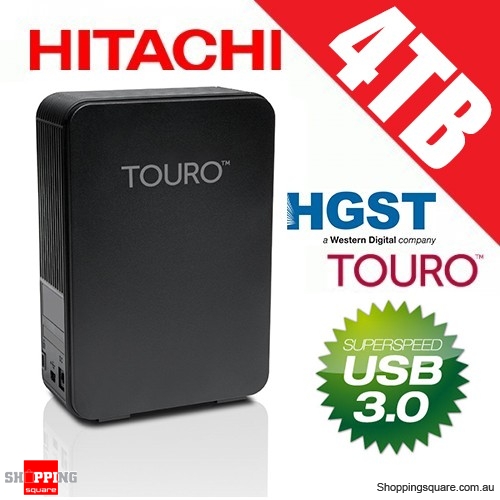 Hitachi 4tb Touro Desk Black Usb 3 0 External Hard Drive Online