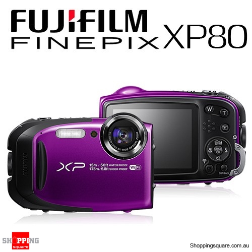 Fujifilm Finepix XP80 Waterproof Camera - Purple - Online Shopping