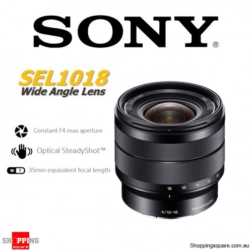 Sony SEL1018 E 10-18mm F4 OSS E-Mount Camera Lens Black - Online