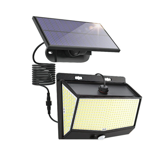 468 LED Super Bright Outdoor Solar Lamp Waterproof 3 Modes Motion Sensor Human Induction Solar Garden Light Yard Garage Lights