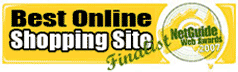 Australian NetGuide's Best Online Shopping Site 2007 Finalist