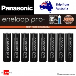 8pcs Panasonic Eneloop Pro - AA NiMH Rechargeable Batteries