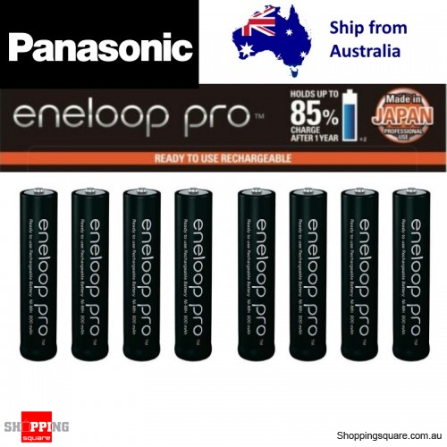 8pcs Panasonic Eneloop Pro - AAA NiMH Rechargeable Batteries