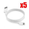 5x 8Pin Lightning USB Data Charger Cable for iPhone 5S 5C 5 iPod Touch Nano 7 iPad 4 Mini