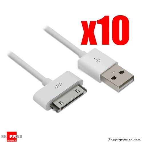 10 x 1M USB Cable for iPhone 4, 4S, 3G, 3Gs, iPad 2 and iPod