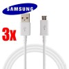 3x Genuine Samsung Micro USB Data Charging Cable 1M