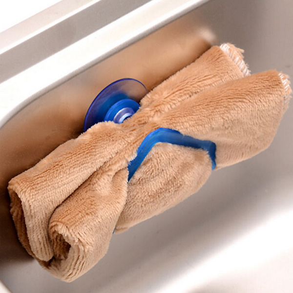 Kitchen Dishcloth Spong Holder Rack Clip Suction Sink Holder Kitchen Tool