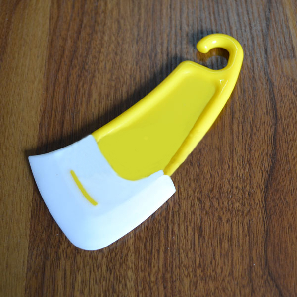 Silicone Cleaning Scraper Spatula Brush Kitchen Pan Cleaning Brush 