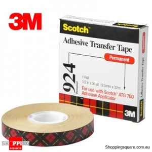 Scotch 924 Adhesive Transfer Tape 12.7mm x 32.9m