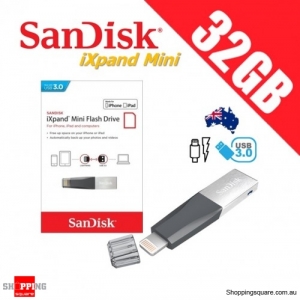 SanDisk iXpand Mini 32GB USB 3.0 Flash Drive Memory for iPhone iPad