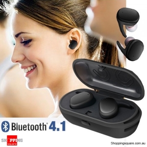 Mini Stereo Bluetooth Dual Earphones With Charging Box