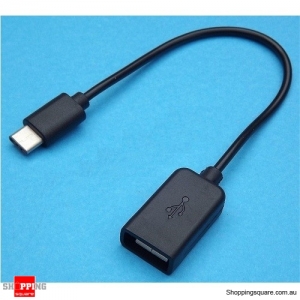 USB 3.1 Type-C Male to USB2.0 Type-A Female OTG Adapter Cable
