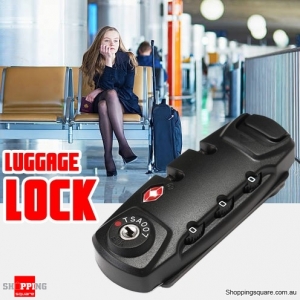 TSA Secured Luggage SuitCase  Bag Combination Code Lock Padlock