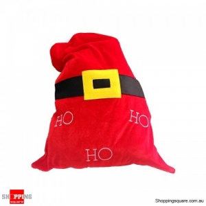 Christmas Santa Stocking Decoration Candy Gift Bag for Storage - Red Bag