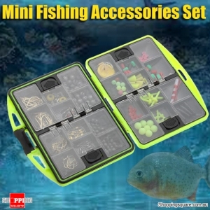 1 Set of MINI Assorted Fishing Tackle Hooks Swivels Bait Accessories 