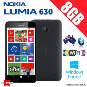 Nokia Lumia 630 Smart Phone 4G - Vodafone Locked (Sim Card NOT included) Black Colour