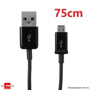 75cm USB to Micro USB Charging Data Cable for Samsung Galaxy, HTC , MP3, MP4