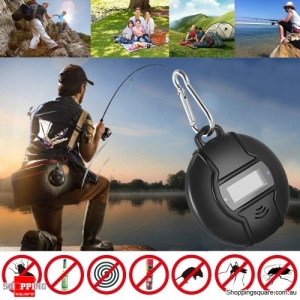 Portable Solar/USB Ultrasonic Pest Insects Repeller with Compass for Outdoor Travel Control