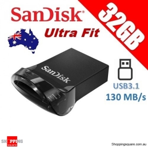 SanDisk 32GB Ultra Fit USB3.1 Flash Drive 130MB/s Memory Stick (SDCZ430)