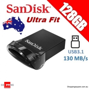 SanDisk 128GB Ultra Fit USB 3.1 Flash Drive 130MB/s Memory Stick(SDCZ430)