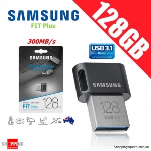 Samsung FIT Plus 128GB USB 3.1 Flash Drive Memory Thumb Pendrive 300MB/s 