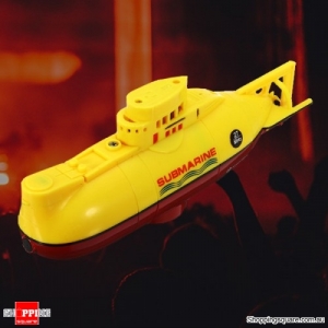 6CH Speed Remote Controlled Radio Electric Mini RC Submarine Boat Equipment - Yellow