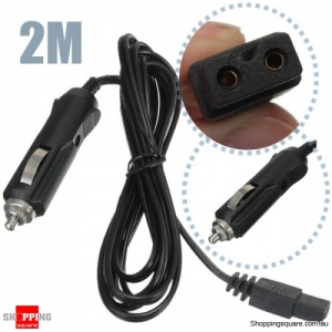 2M 12V DC 2 Pin Lead Cable Plug Wire Car power cable for car cooler cool box vehicle 