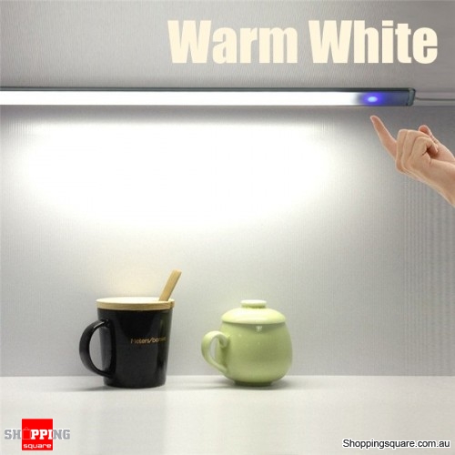 30cm 6W USB Touch Sensor Dimmable LED Bar Lamp For Bedroom Cabinet DC 5V - White