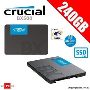 Crucial BX500 240GB 3D NAND SATA 2.5" SSD Solid State Drive