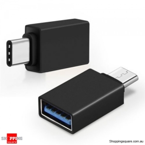 1PCS USB 3.1 Type C USB-C Male to USB 3.0 A Female Converter Cable Adapter Black Colour
