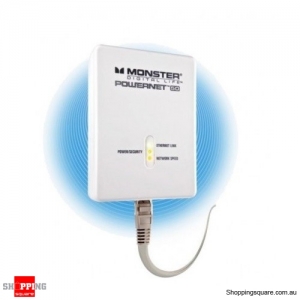 MONSTER Powernet 50 200Mbps Ethernet Over Power Network Extender PLN 50 - White