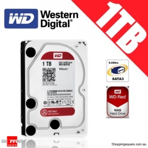 Western Digital WD Red NAS 1TB 3.5-inch Hard Drive Disk