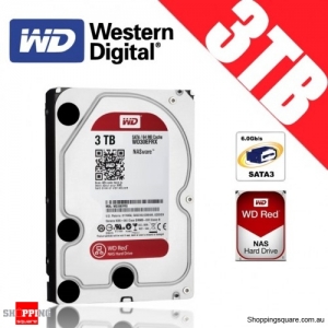 Western Digital WD Red NAS 3TB 3.5-inch Hard Drive Disk