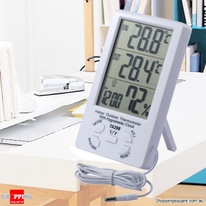 Digital Large Display Screen  Hygrometer Indoor Outdoor Temperature Thermometer