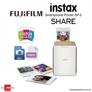 Fujifilm Instax Share SP-2 Smart Phone Digital Camera Photo Printer Gold