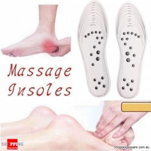 Acupressure Magnetic Massage Foot Therapy Reflexology Pain Relief Insole Shoe Pad