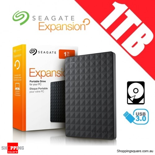 Seagate Expansion 1TB USB 3.0 Portable Hard Drive Disk