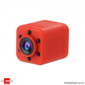 SQ18 Portable HD 1080P Mini Camera LED IR Night Vision Camcorder Sport Outdoor - Red