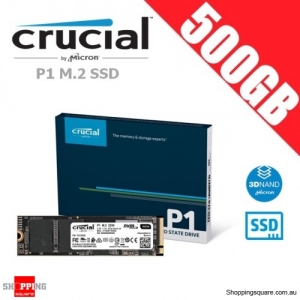 Crucial P1 500GB 3D NAND NVMe PCIe M.2 SSD Solid State Drive