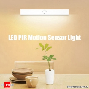 Portable USB Rechargeable LED PIR Motion Sensor Front Lamp Night Light for Cabinet Wall