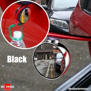 70mm Car Right Side Blind Spot Rearview Mirror HD Reversing Auxiliary Mirror - Black