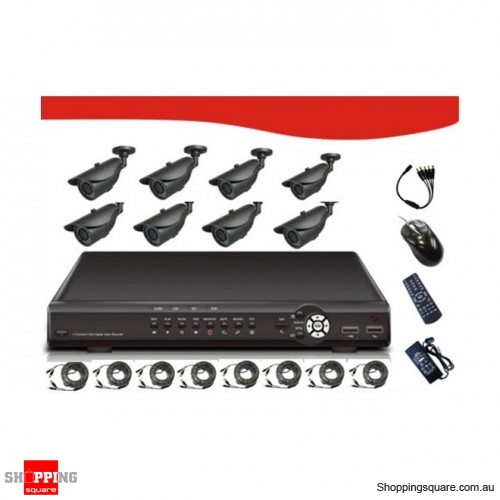 8 Channel DVR CCTV Surveillance Camera Combo Kit KT86-VT20H42