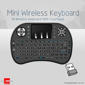 Mini Wireless Backlit 2.4GHz Touchpad Keyboard Ergonomic Air Mouse For TV Box PC