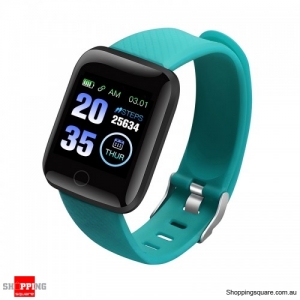 Large Touch Screen HR Monitor Sport Smart Watch - Green