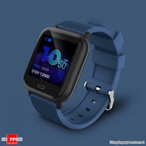 Dynamic UI 1.3" TFT Bluetooth 5.0 Smart Watch Bracelet - Blue