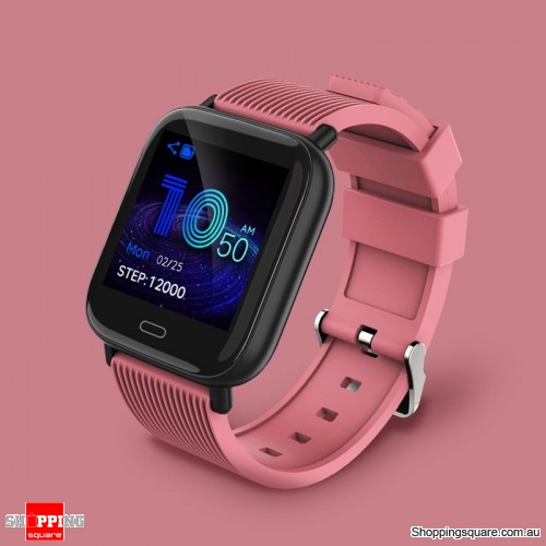 Dynamic UI 1.3" TFT Bluetooth 5.0 Smart Watch Bracelet - Pink