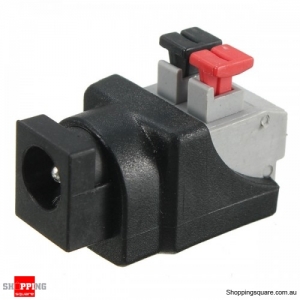 DC Power Male Female Connector Adapter Plug Cable Pressed - Female Connector